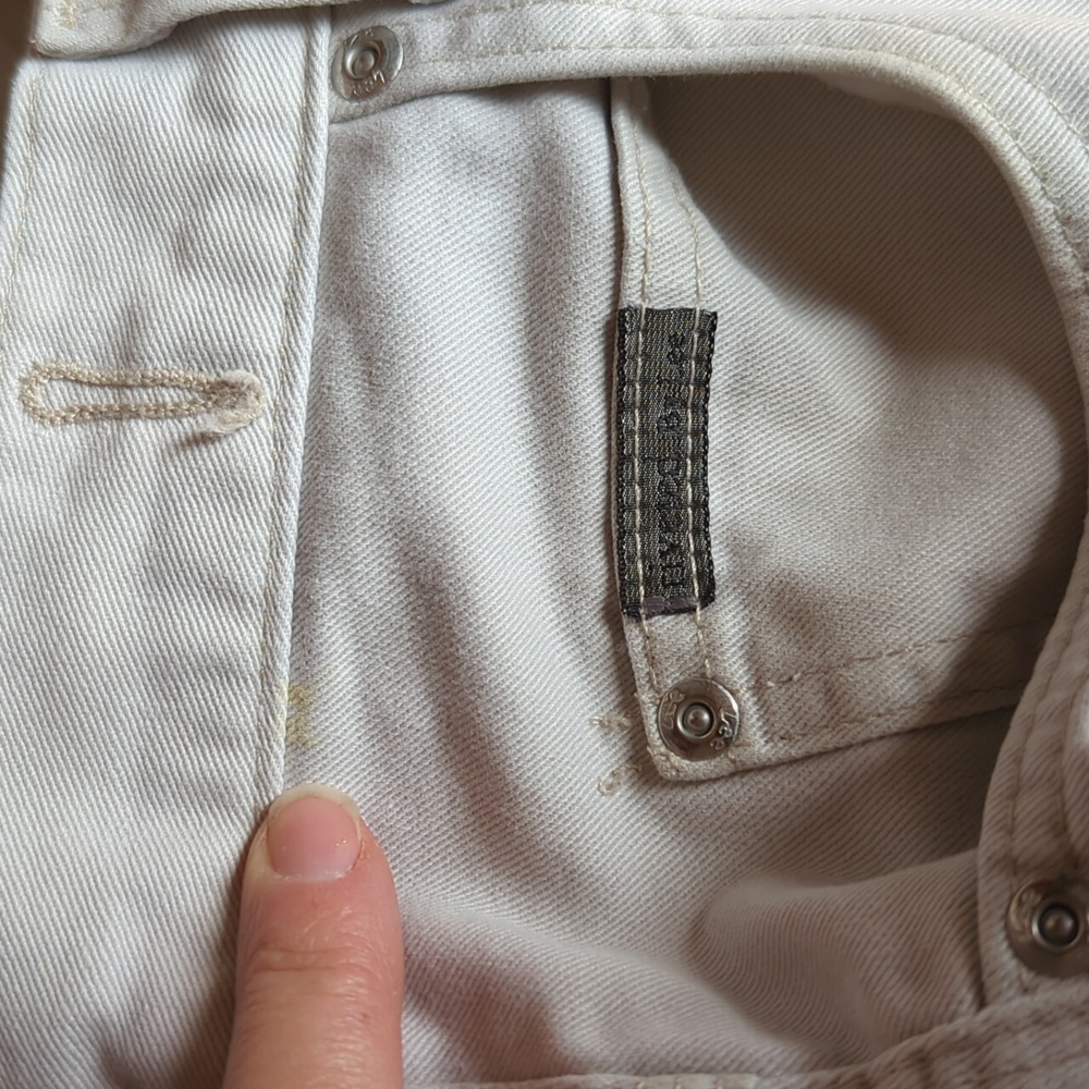loose fit 1990's 90's BUCKLE BACK JEANS lee riveted M - Picture 11 of 11